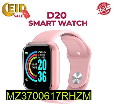 D20 Smart Watch – Waterproof Fitness Tracker with Heart Rate & BP Monitor